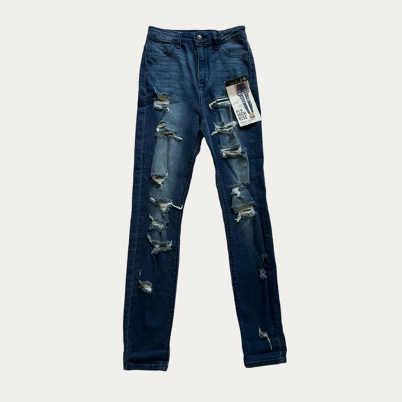 NWT Cello High Rise Ankle Skinny Jeans - Picture 1 of 3